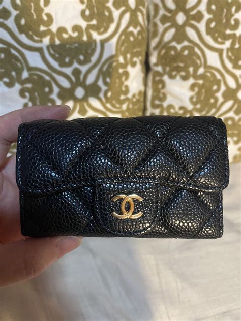 chanel key holder replica|chanel zipped card holder.